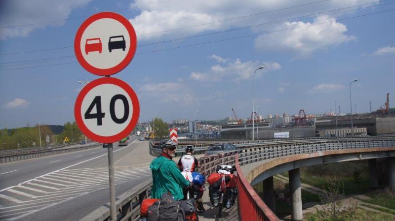 Ende des Fahrradweges