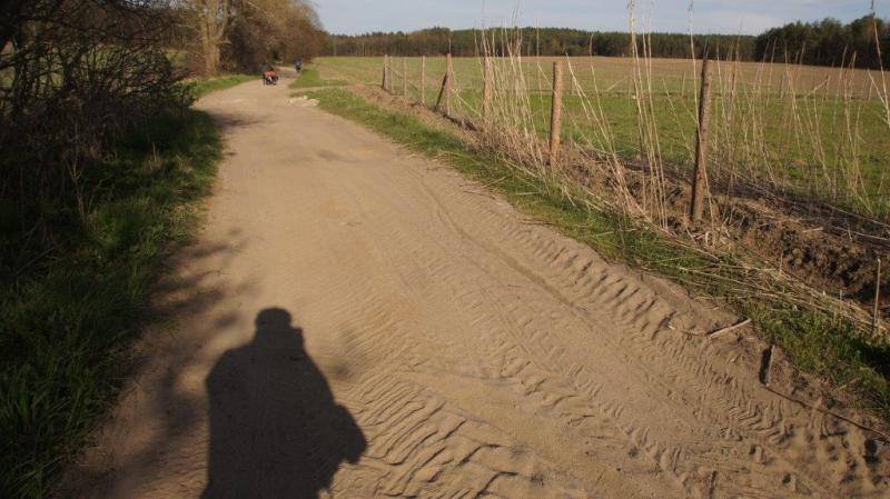 Sandweg ist nicht befahrbar